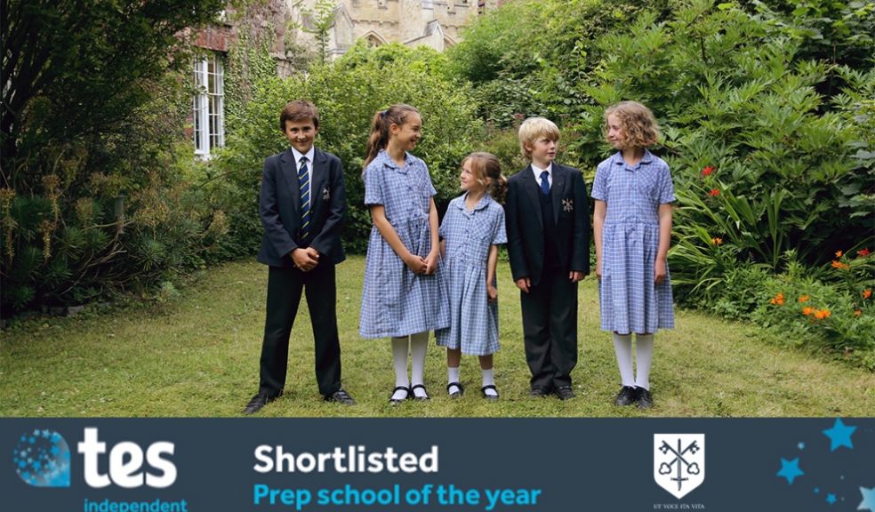 Exeter Cathedral School shortlisted for Prep School of the Year