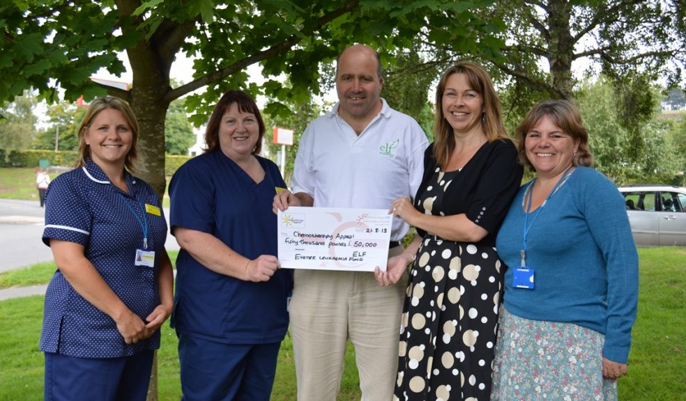Exeter Leukaemia Fund to support North Devon District Hospital Chemotherapy Appeal