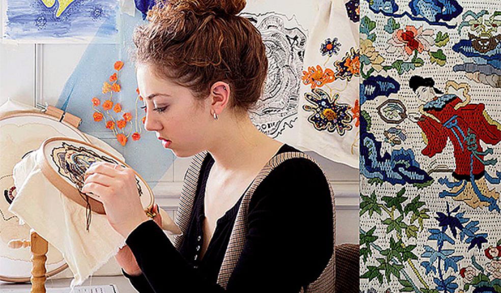 Royal School of Needlework Degree Students at work