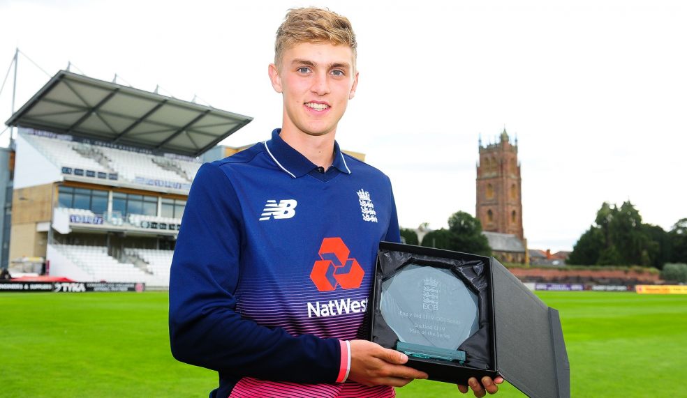 Man of Series award for Exeter School pupil. Photo: Somerset Cricket Academy