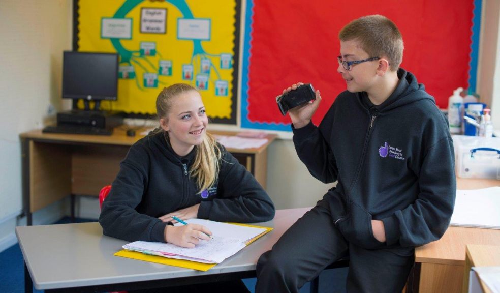 Exeter Deaf Academy students showcase their exetreme imagination in new film. Photo: Jim Wileman.