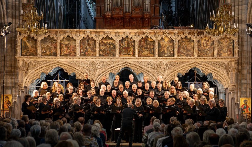 Exeter Philharmonic Choirs summer concert 2025. Photo by Martin Stubbings.