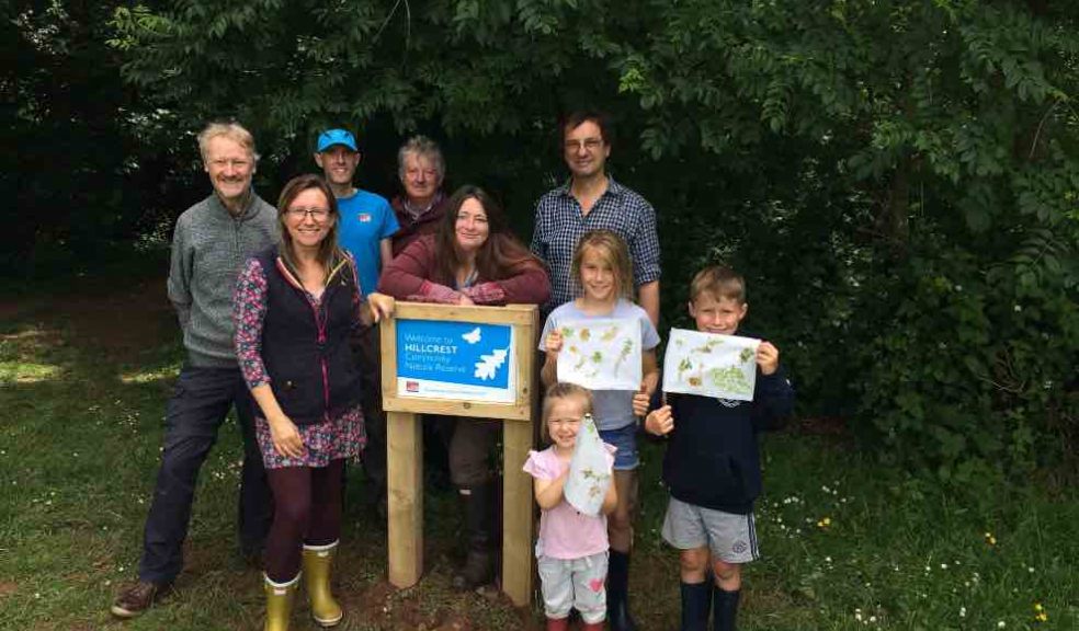 Families and Councillors mark the opening of new nature reserve for Exmouth