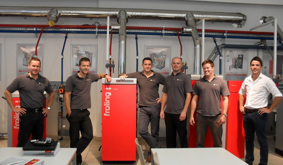 Fair Energy team members undergo intensive training at Froling's Austrian headquarters