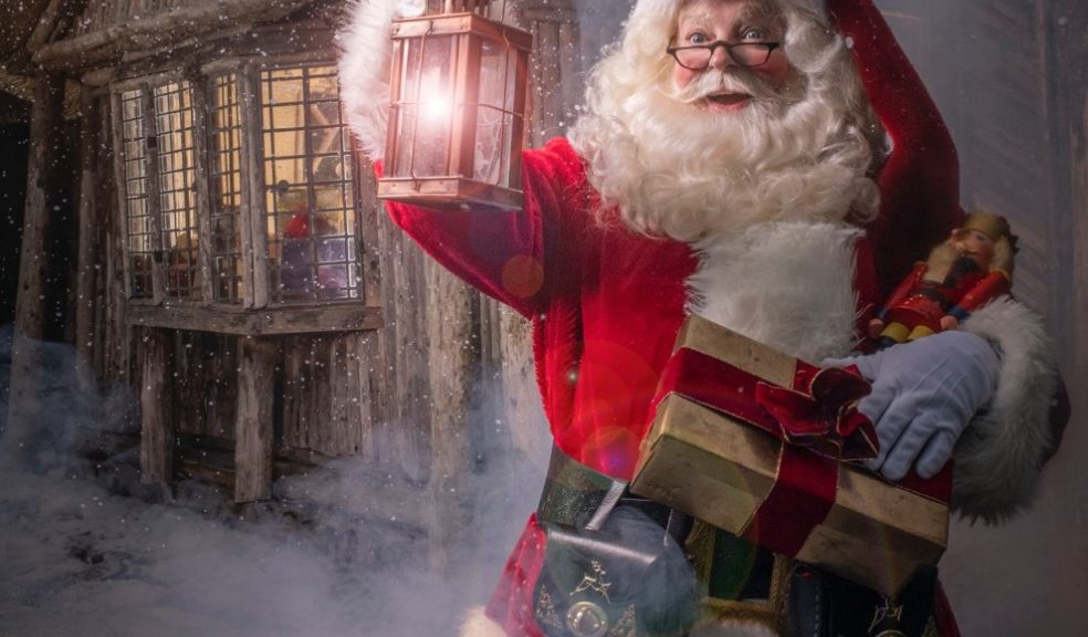 Father Christmas at Killerton. Photo: Steven Haywood, National Trust Images