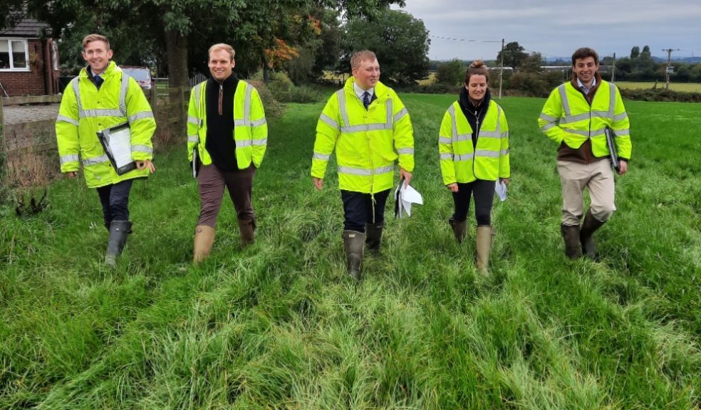 Fisher German graduates on a site visit as part of a training day.