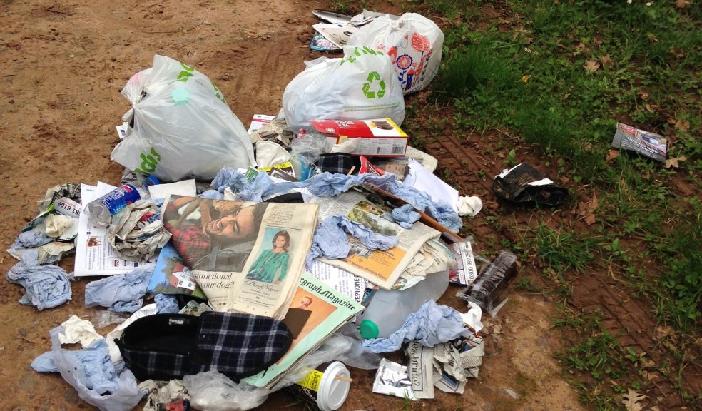 Fly tipping at Ottery St Mary