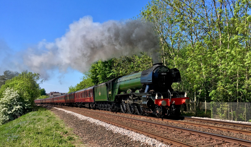 One month to go until Flying Scotsman arrives in Devon on her maiden journey into Cornwall