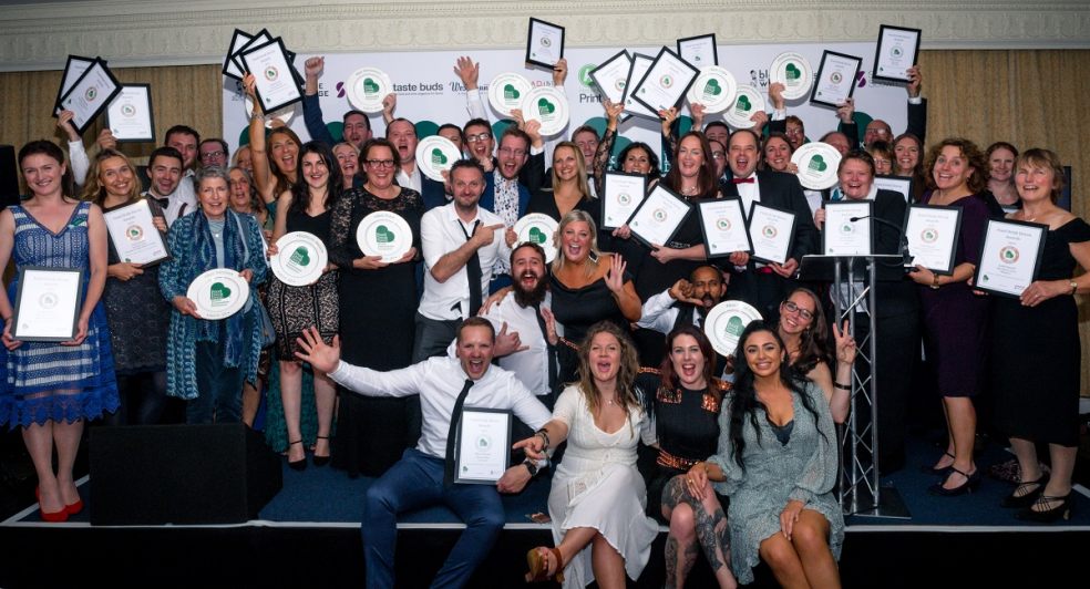 Food Drink Devon 2019 Award winners with Kerry White