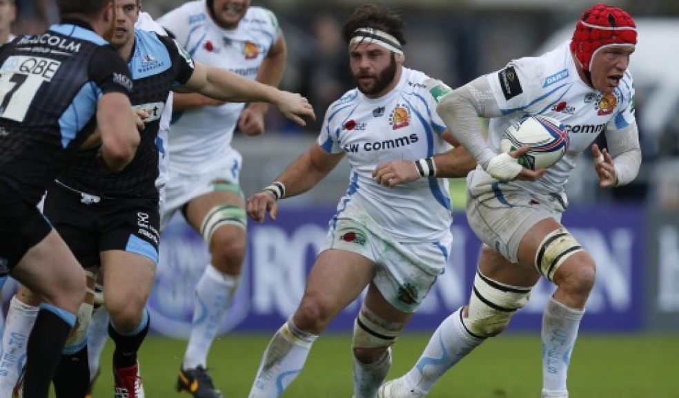 Glasgow Warriors v Exeter Chiefs Photo: Exeter Rugby Club / Pinnacle Photo Agency