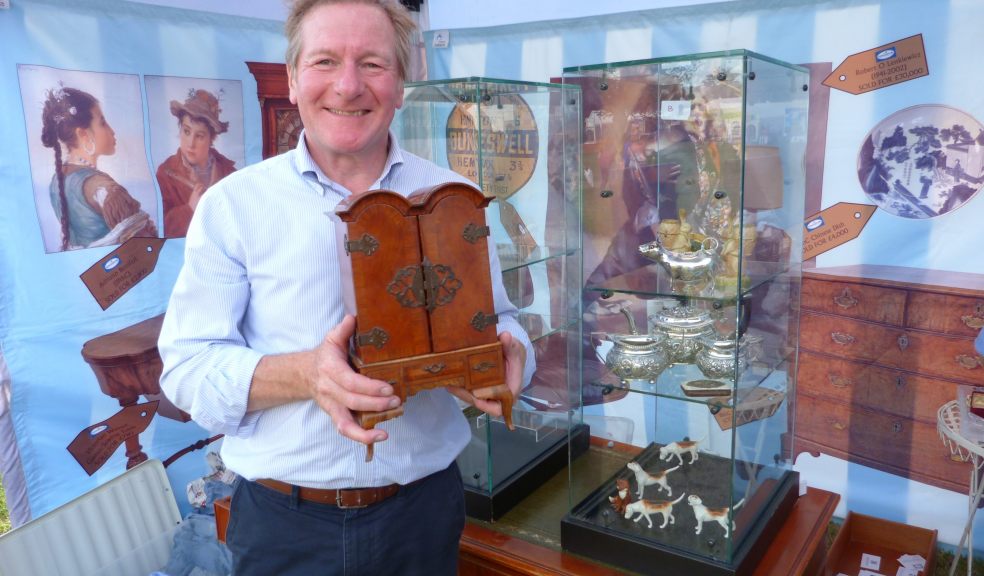 Duncan Chilcott with mystery object