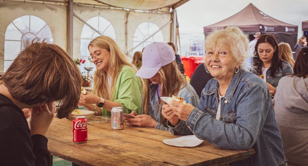 Festival-goers dodged the showers to enjoy Guildfest Festival-goers dodged the showers to enjoy Guildfest