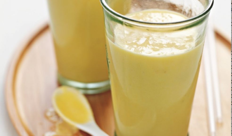 Pumpkin or butternut and banana smoothie