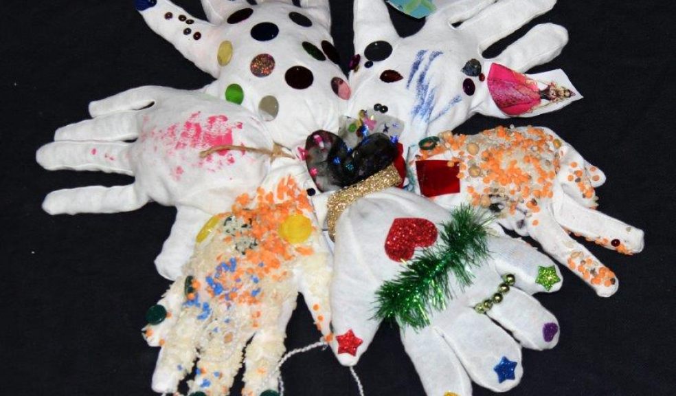 A new perspective on art that touches all the senses - glove sculpture