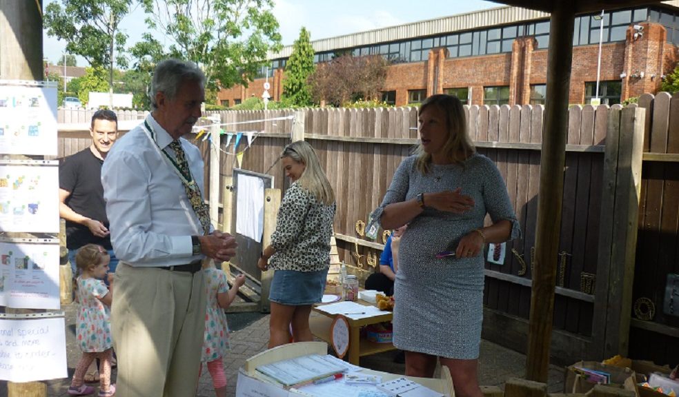 Councillor Mr Peter Holland visited Happy Days Exeter for their 30th birthday party