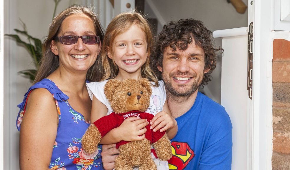 Charlotte and Adam Nickells with their daughter Daisy
