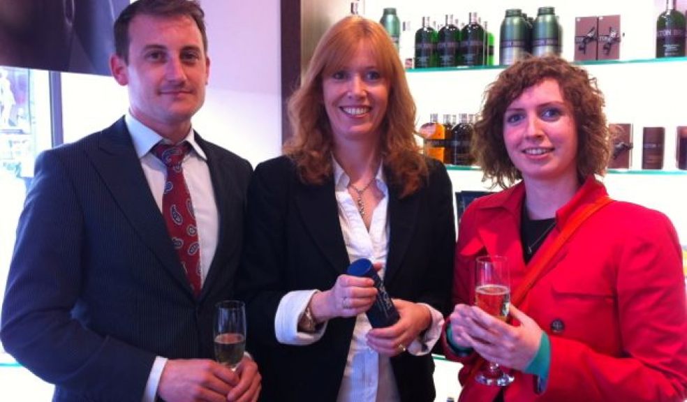 Ed Holbrook and Rosy Painter with Shelley Lynne (centre) from Molton Brown