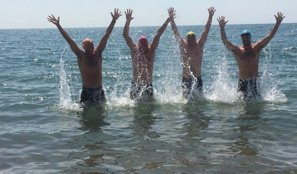Left to right: Nik, Olly, Ross and Aam. Photo: Paul White.