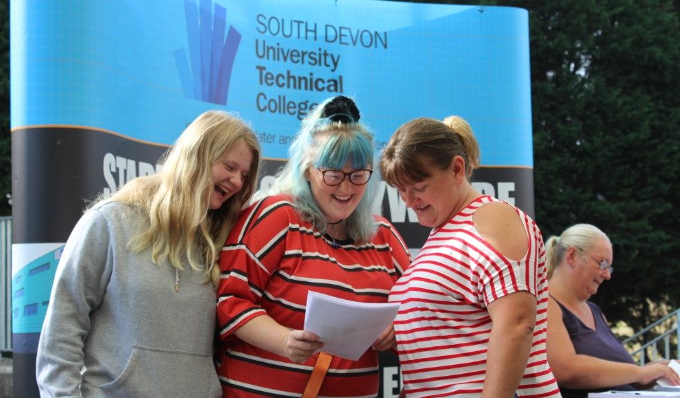 Millie Thomas celebrates with her sister and Mum