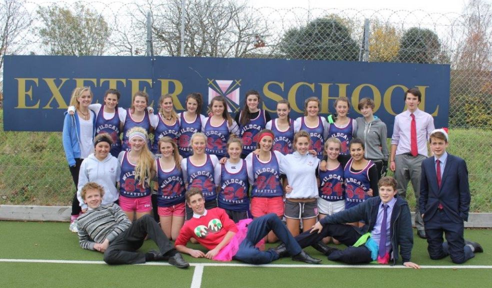 Photo of the triumphant Lower Sixth Girls’ Football team.