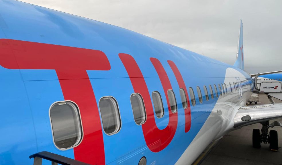 TUI Airways at Exeter Airport.