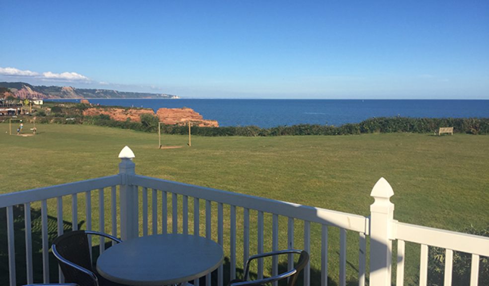 The view from our decking area