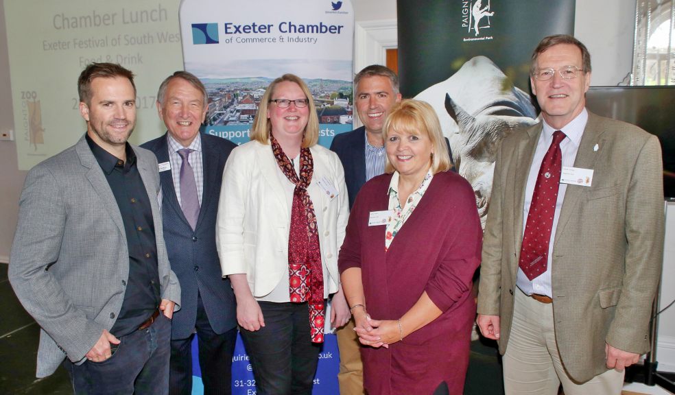 Pete Salmon - Bays Brewery, Derek Phillips - Exeter Chamber of Commerce, Pippa Craddock - Paignton Zoo, Mark Salmon - Bays Brewery, Jenny Paton – Paignton Zoo, Simon Tonge – Paignton Zoo