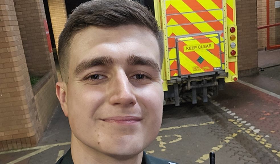 Jacob Stocker, Student Paramedic at SWASFT.