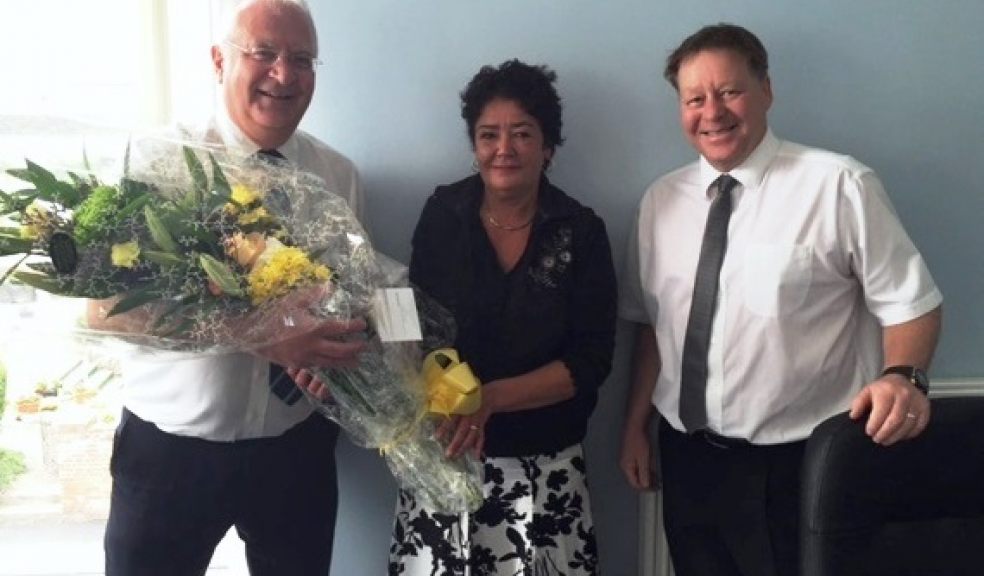 Janice with Partners Neil Curtis and Ruskin Wilson