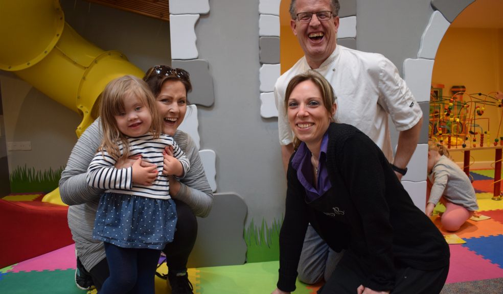 Jessica and Rebecca Boyle with Dave Goldthorpe and Zoe Blackmore