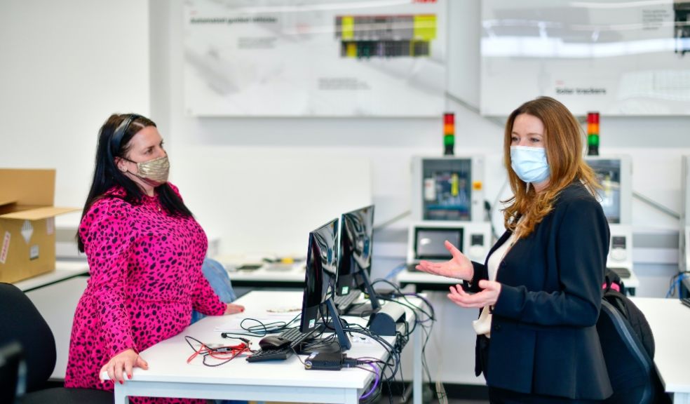 South Devon College staff and students welcomed Minister for Apprenticeships & Skills, Gillian Keegan