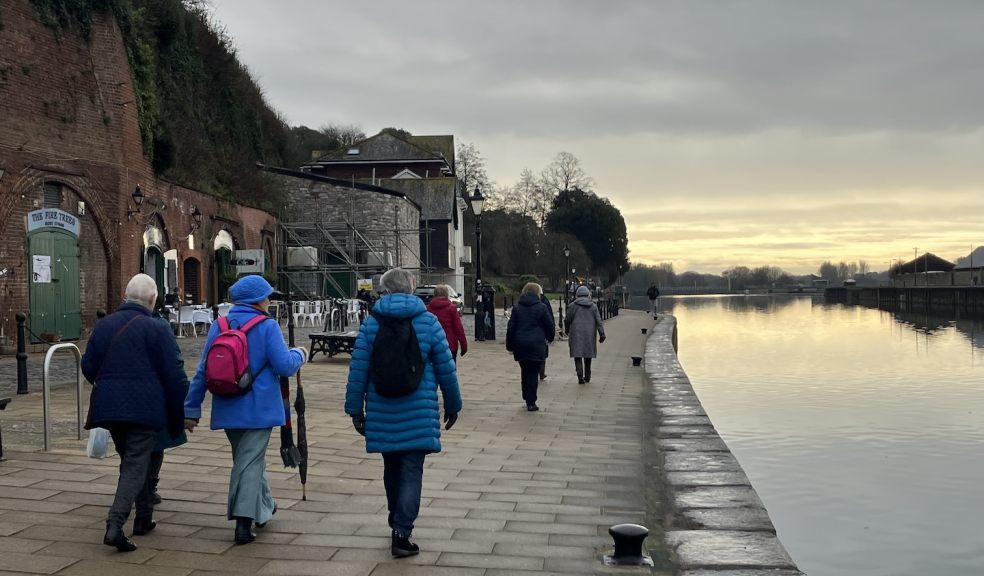 Join Westbank for a Christmas Day Health Walk around Exeter quayside