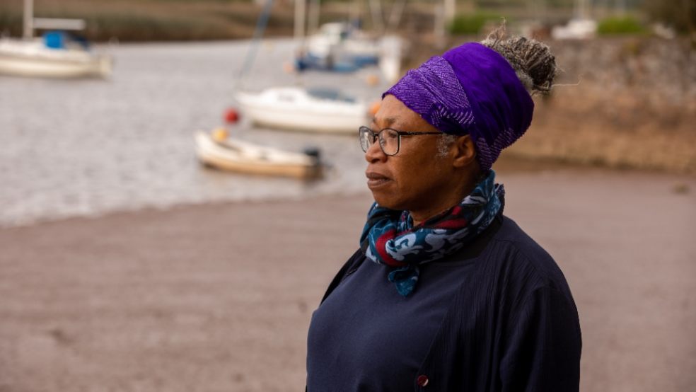 Joy Gregory in Topsham by Martin Hampton