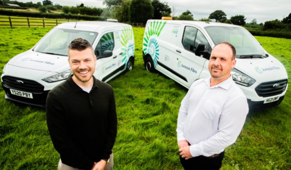 Ashley Webber, Director, Balanced Energy (left) and Justin Doulin, Fleet and Facilities Manager, Jurassic Fibre