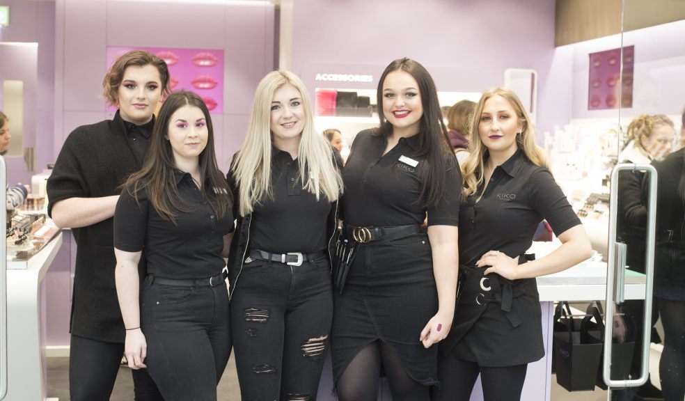 The new team at KIKO Milano, Princesshay.