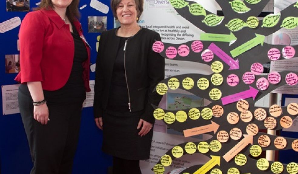 Kerrie Jose (left) and Jayne Kruszewski, customer relations managers for the Trust, are pictured next to the Trust’s eye-catching display at the PENNA awards ceremony in Birmingham.