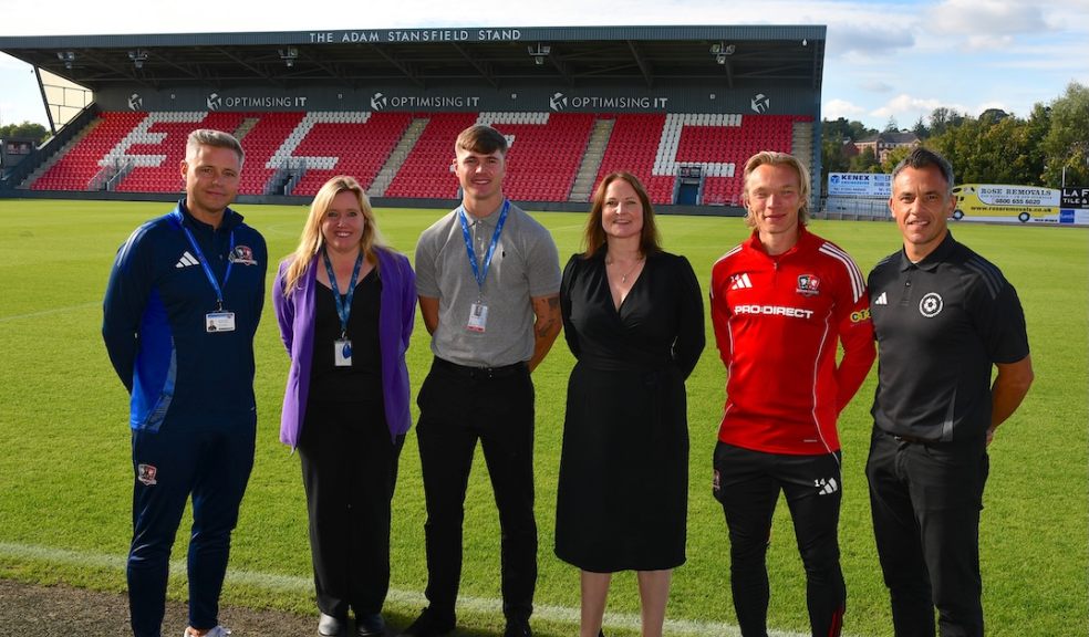 L-R Danny Harris, ECCT; Hannah Hurrell, OPCC; Euan Prosser, OPCC; Alison Hernandez; Ilmari Niskanen 