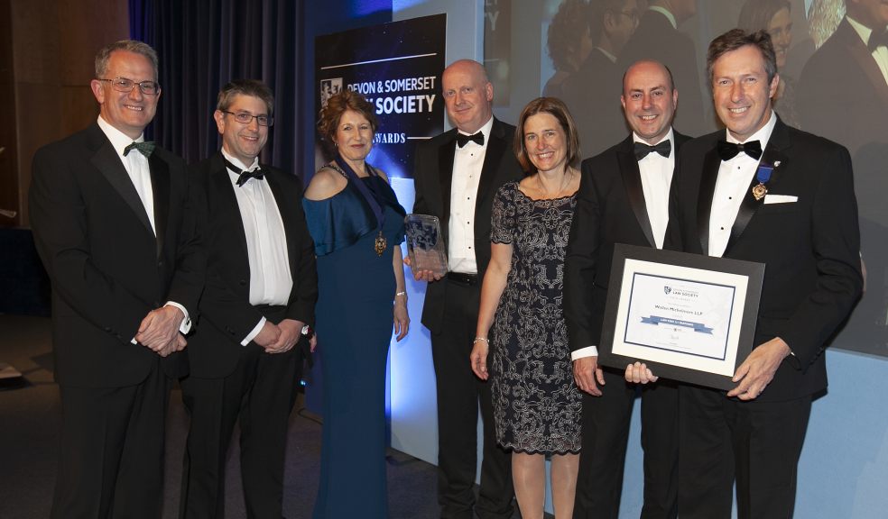 Right to left: Chris Hart – Chief Executive at Wollen Michelmore, Chris Wills – Partner and Head of Dispute Resolution, Rebecca Procter – Partner and Head of Family, Clive Meredith – Practice Director. Photo: Pyramid Torbay Photography