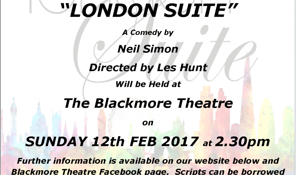 London Suite Open Auditions