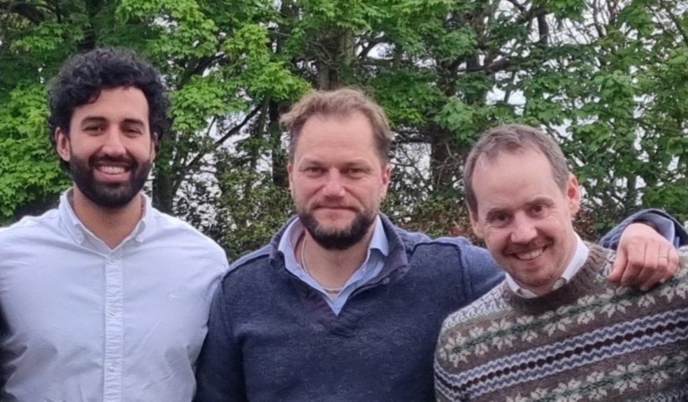 Charles Solanki, co-founder and CEO of Lutra Health, Sam Evans, co-founder and Chair, Conor Ramsden, co-founder and Chief Medical Officer. Lutra Health's founders