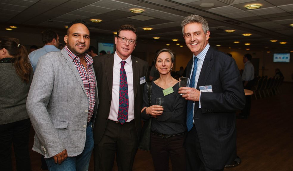 Michael Caines MBE – Lympstone Manor, Jon Griffith - CSIF Global Group, Tamara Bennett - Nutrition in Practice, Neil Bennett - The Exeter Group