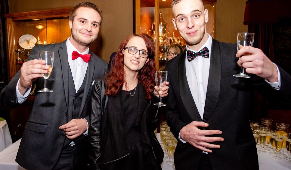 Callum, Jess and Jonathan are residents at YMCA Exeter and amongst the evening's guests