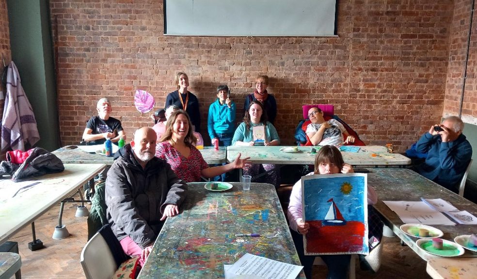 Staff from ECI and Magic Carpet along with Magic Carpet workshop participants