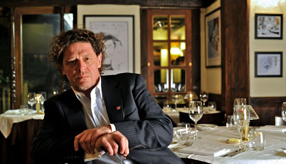 Marco Pierre White who is visiting his new restaurant on 12 July