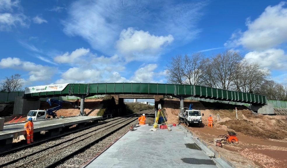 Marsh Barton Station bridge