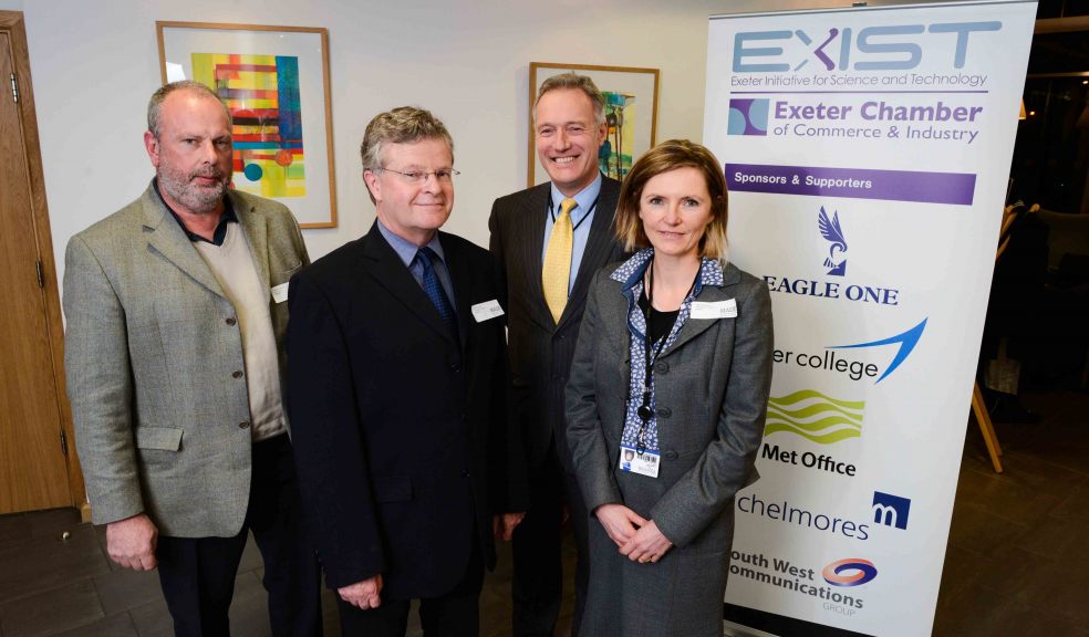 Dr Martin Hancock, Clive Mitchell, Gerry Shattock and Jane Pankhurst