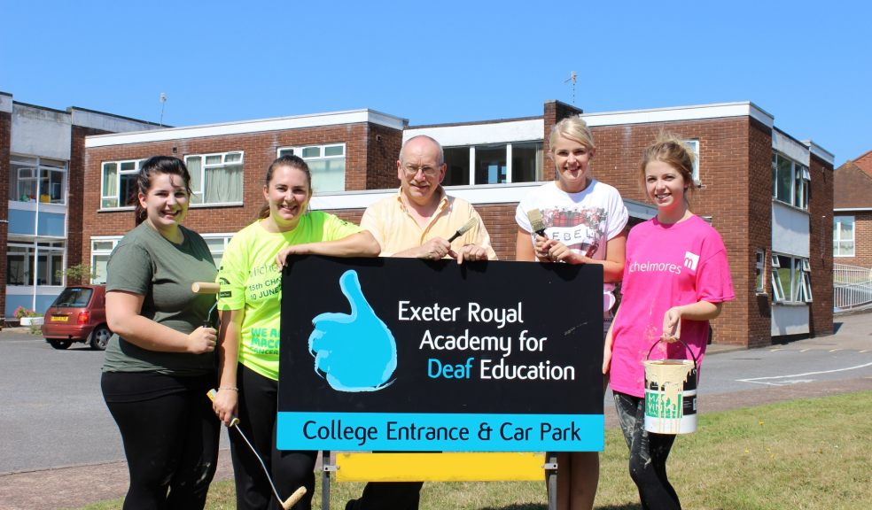 Michelmores volunteers L-R: Ashley Jacobs, Naomi Carter, Ian McWalter, Emma Jacobs, Libby Snell