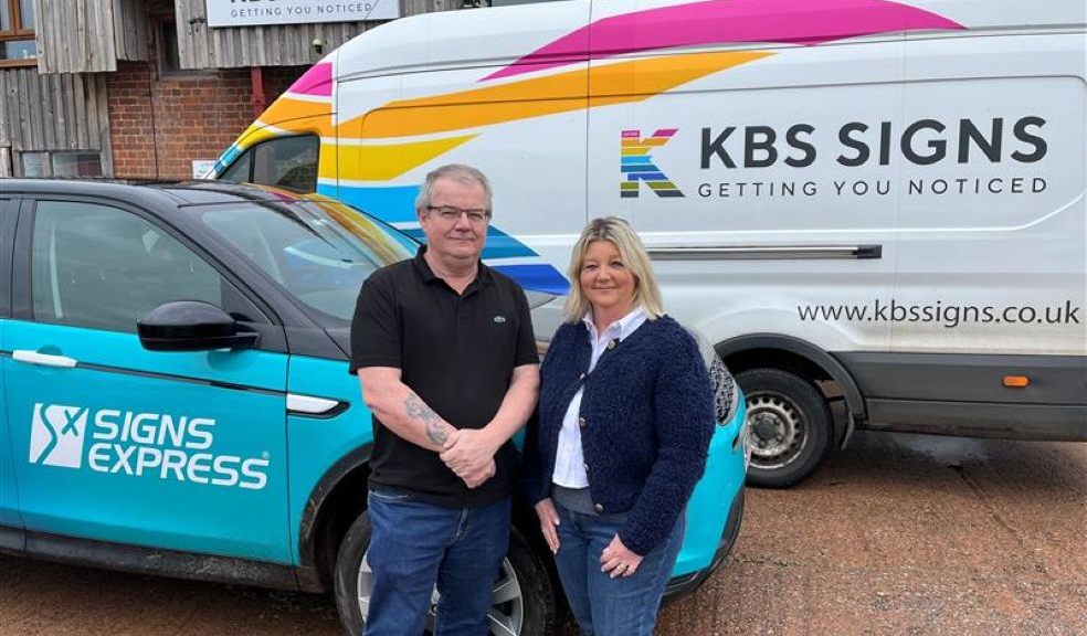 Mike Back and Diane Moore, Signs Express Exeter Mike Back and Diane Moore, Signs Express Exeter