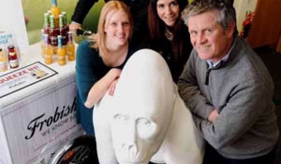 Mr Bumble with staff from Frobishers
