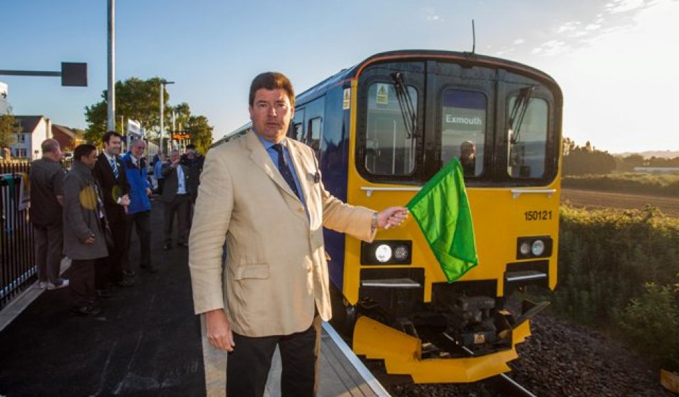 The first train arrived at Newcourt Station last month